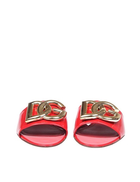 Dolce & Gabbana ‘Bianca’ glossy slides