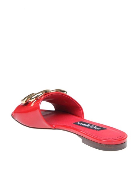 Dolce & Gabbana ‘Bianca’ glossy slides