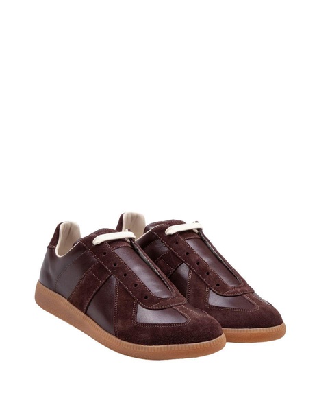 Maison Margiela Suede And Fabric Sneakers