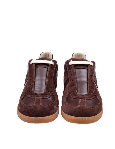 Maison Margiela Suede And Fabric Sneakers