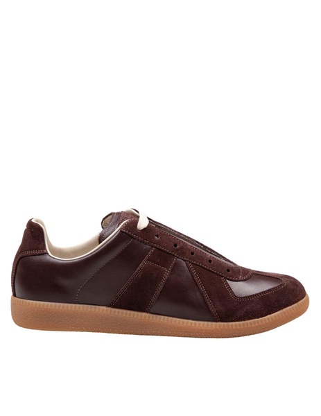 Maison Margiela Suede And Fabric Sneakers