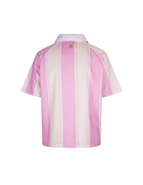 Pink Striped Triacetate T-shirt