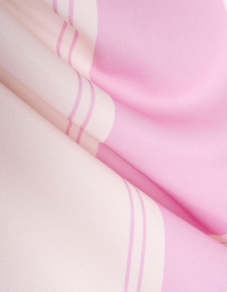 Pink Striped Triacetate T-shirt