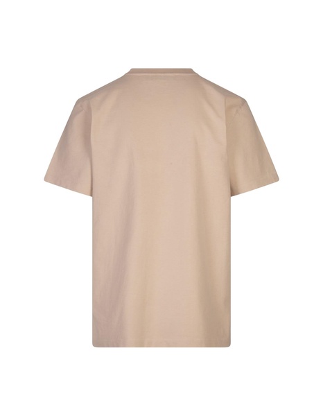 Barrow Graffiti T-shirt In Beige