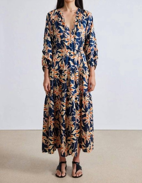 luminile tier maxi dress in naturaleza flora