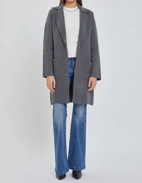 dakota cardigan in grey