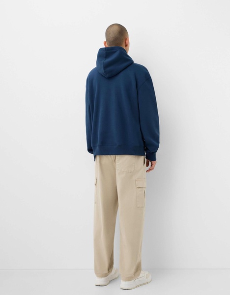Bershka cargo pants in sand