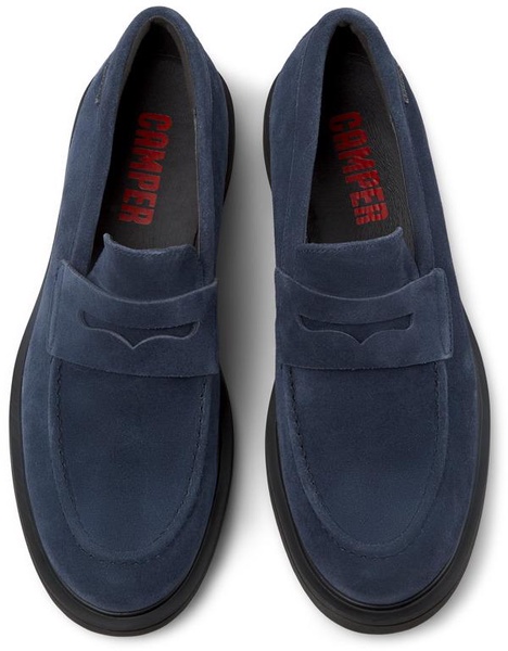 Blue Nubuck Men's Shoes.