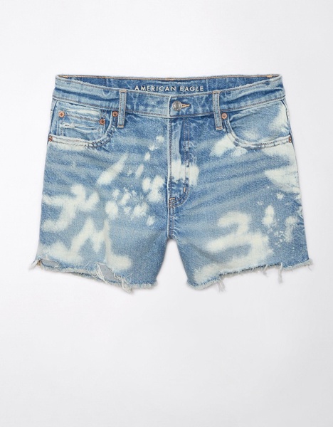 ae strigid super high-waisted relaxed denim short