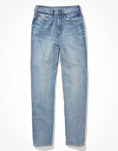 ae highest waist baggy straight jean