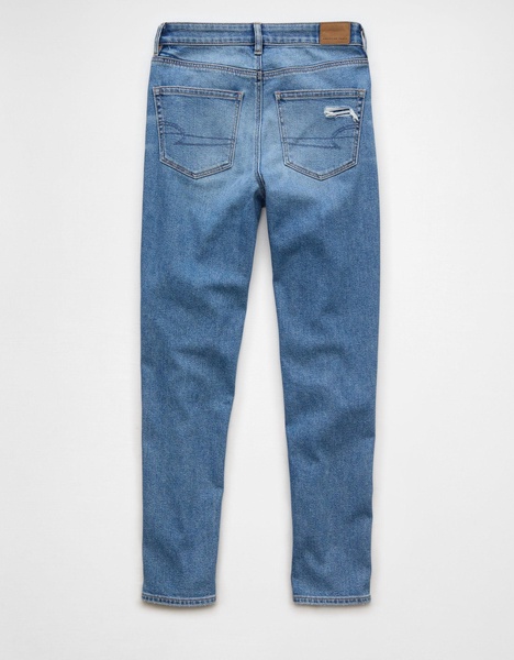 ae stretch mom jean