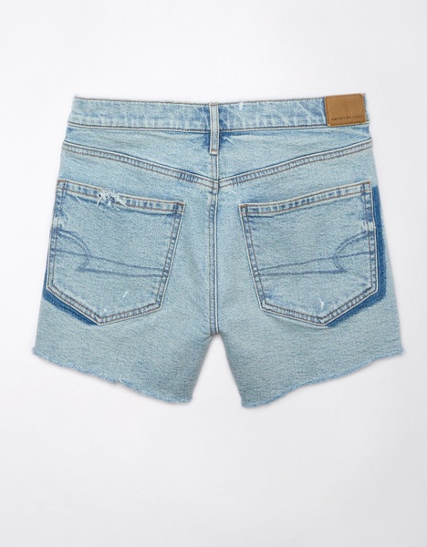 ae strigid 4" perfect ripped denim short