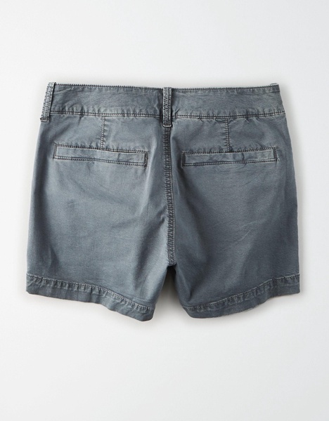 ae khaki midi short