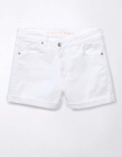 ae stretch denim mom short