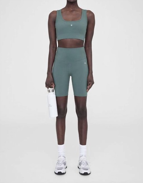 blake biker short in dark sage