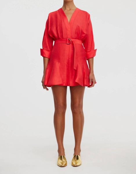 fairyhill mini dress in chili