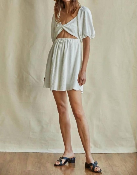 sorcha dress in white