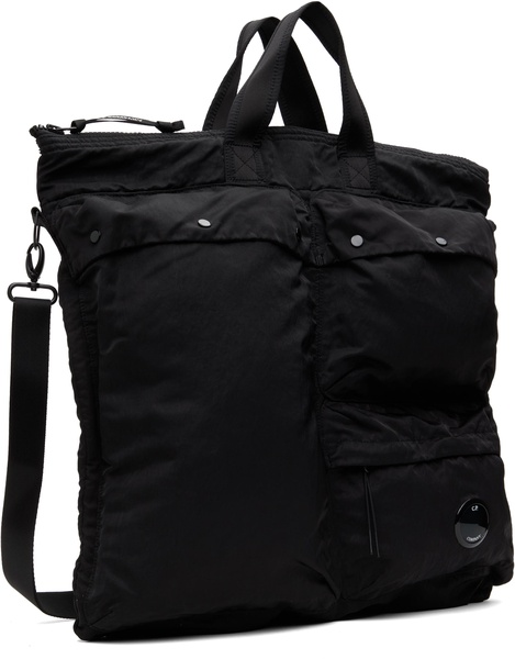 Black Nylon B Lens Tote