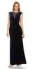 Adrianna Papell Women's Beaded Velvet Mermaid Gown