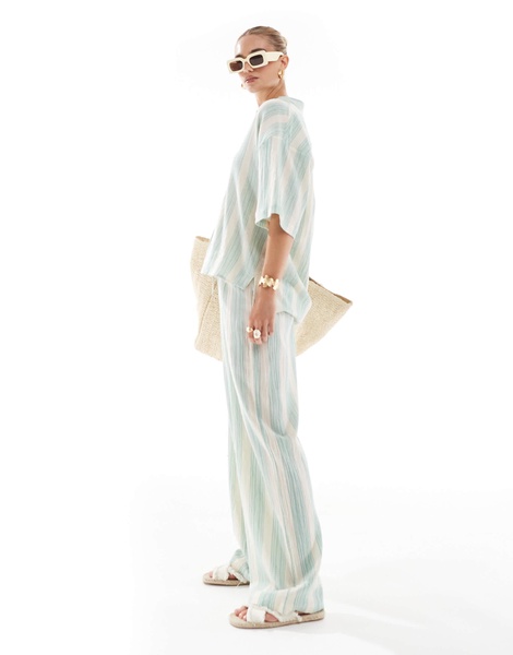Billabong sunny daze drawstring beach pants in island green