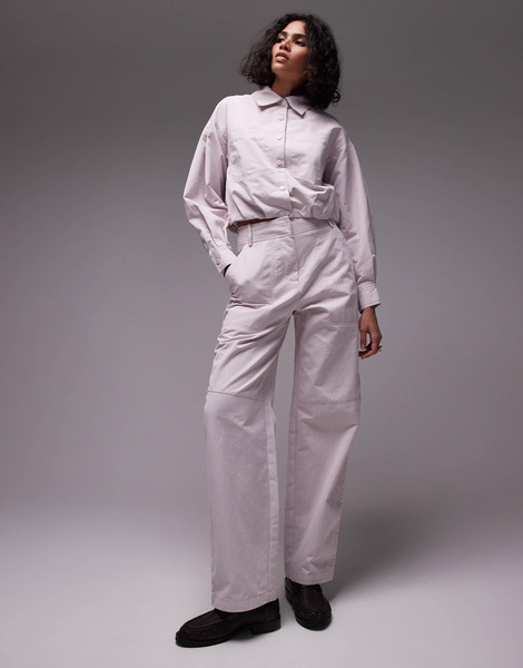 Mango tapered pants in pale pink - part of a set