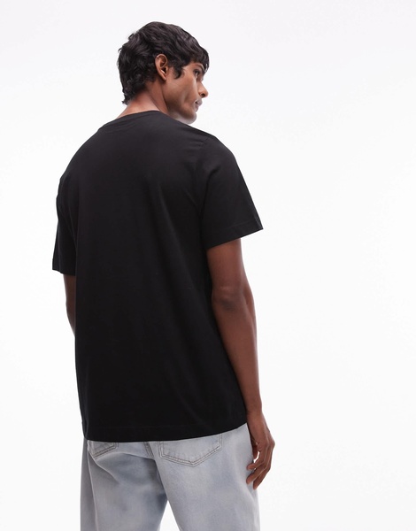 ARKET jersey t-shirt in black