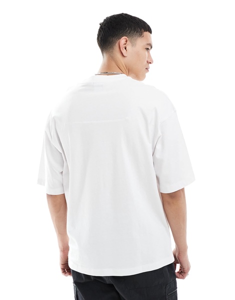Bershka Oversized T-Shirt In White