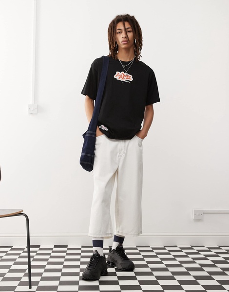 Aape By A Bathing Ape skater print t-shirt in black
