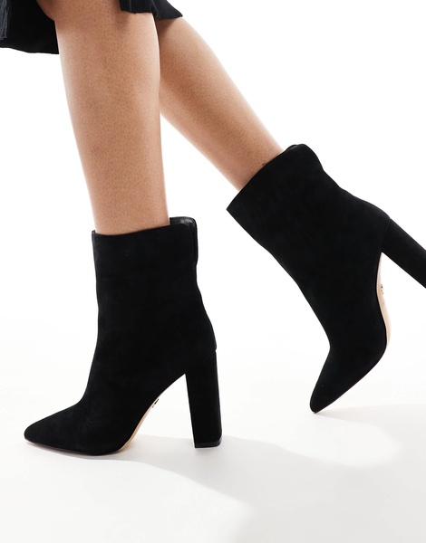 Aldo Sushi Heeled Ankle Boots in Black