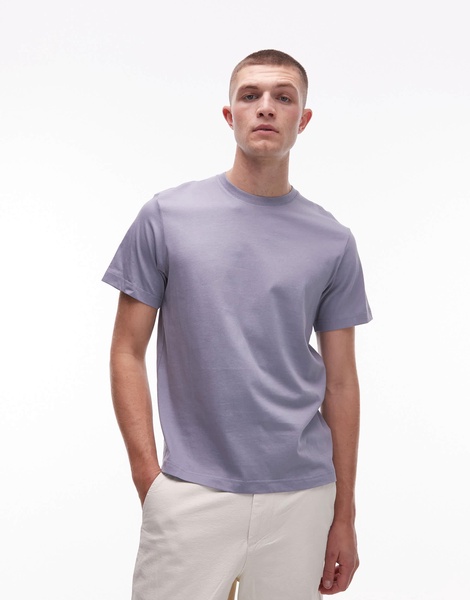 ARKET jersey t-shirt in blue