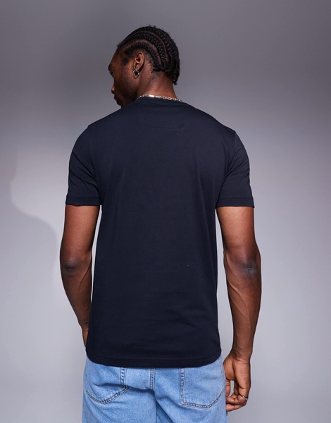 BOSS Green Tape Logo t-shirt regular fit in navy