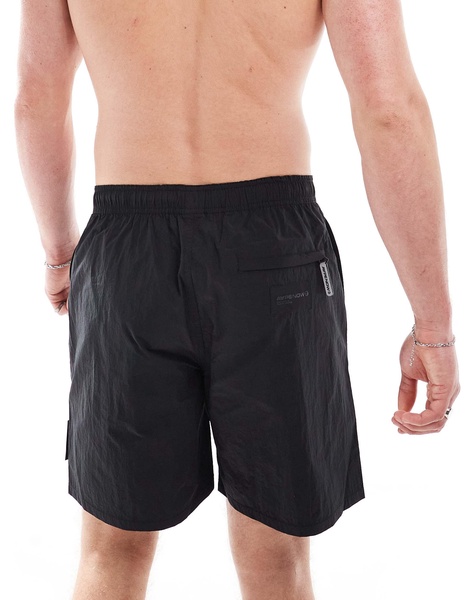 Aape By A Bathing Ape swim shorts with logo in black