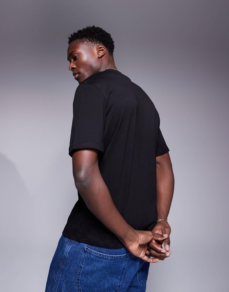 Armani Exchange lunar capsule snake t-shirt in black