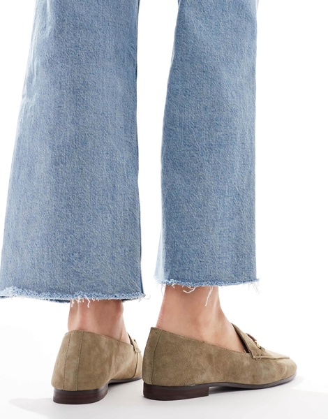 ALDO Francine loafers in olive suede