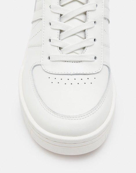 AllSaints Vix leather sneakers in white