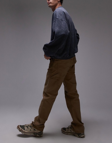 Levi's Workwear capsule 505 Utility straight canvas pants in tan