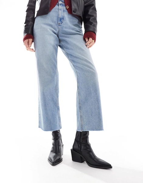 ASOS DESIGN Wide Fit Refresh western sock boots in black