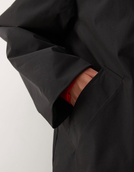Weekday Tami padded car coat in black