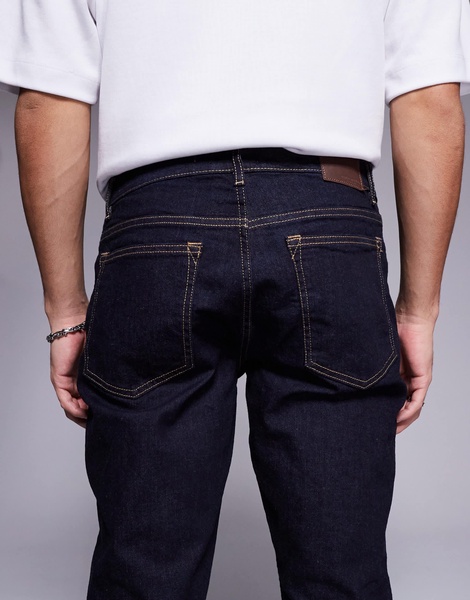 River Island slim fit jeans in indigo wash