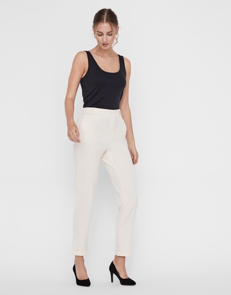 Vero Moda straight leg pants in cream