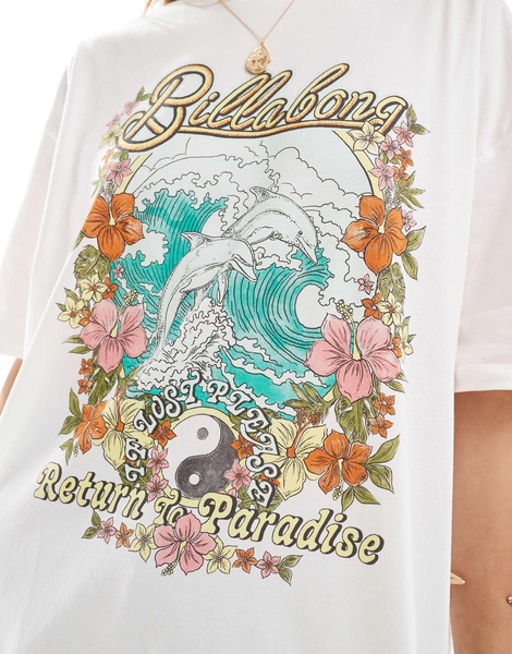 Billabong Return to Paradise T-shirt in white