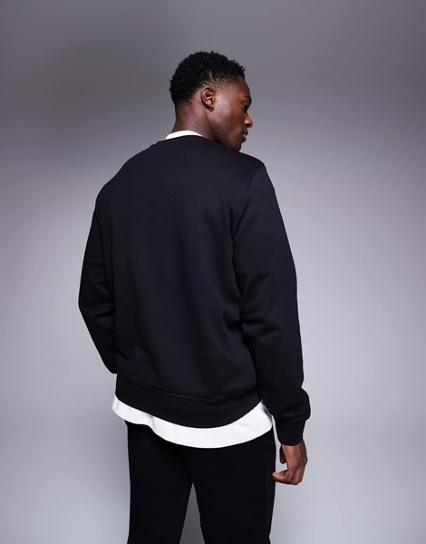 Armani Exchange lunar capsule snake sweatshirt in black