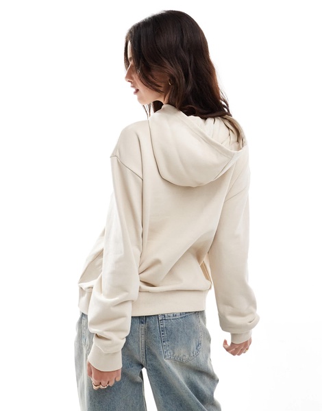 Stradivarius hoodie in beige