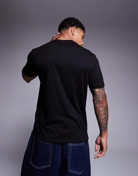 Armani Exchange chest logo t-shirt in black