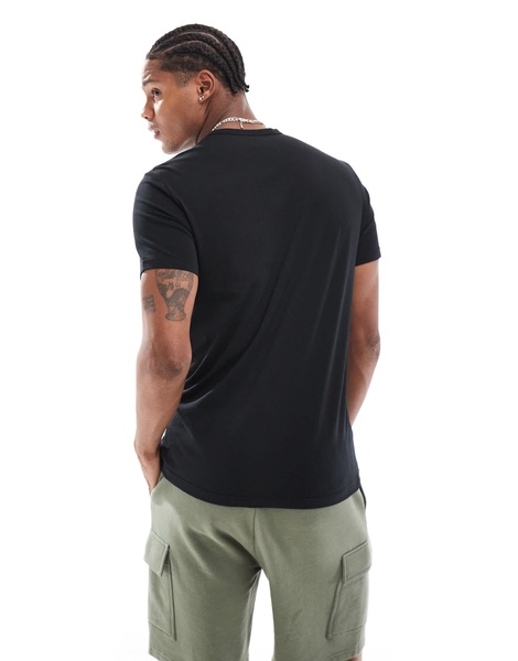 Emporio Armani Bodywear 2-pack crew neck tees with logo branding in black