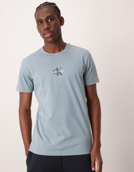 Calvin Klein Jeans monologo t-shirt in gray