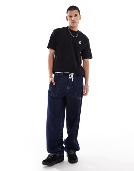 Aape By A Bathing Ape short sleeve boxy fit T-shirt in black
