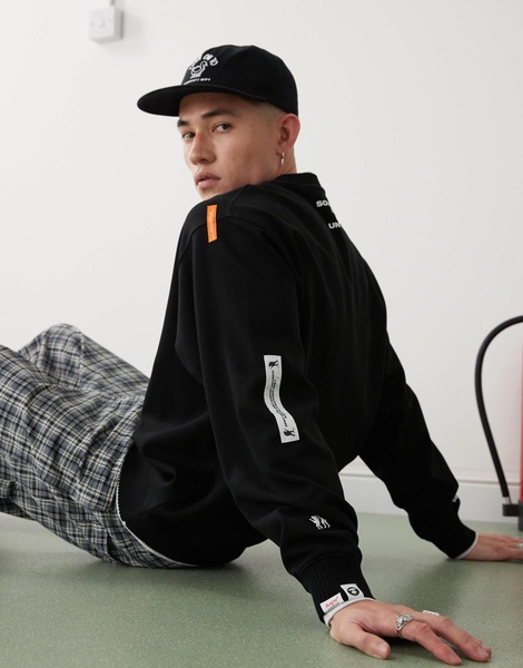 Aape By A Bathing Ape logo sweatshirt in black