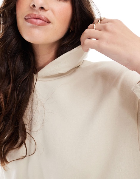 Stradivarius hoodie in beige
