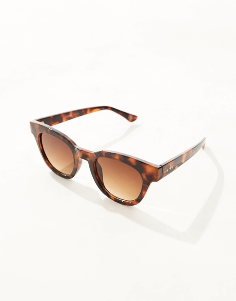 AIRE X ASOS dorado square sunglasses in dark tort